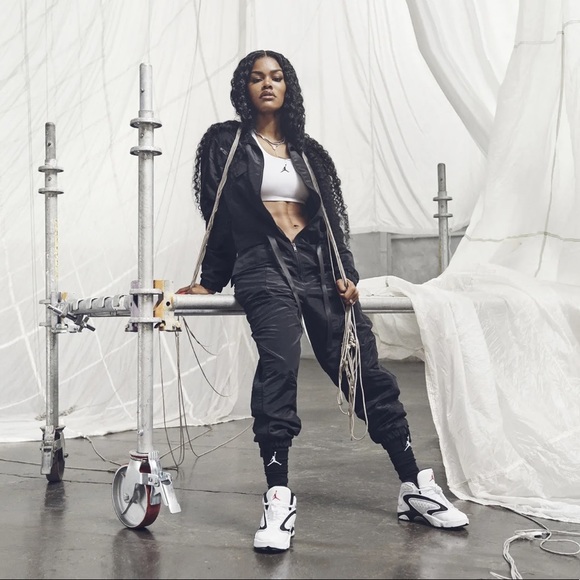 Jordan (NIKE) Women's Black Flight Suit Jumpsuit